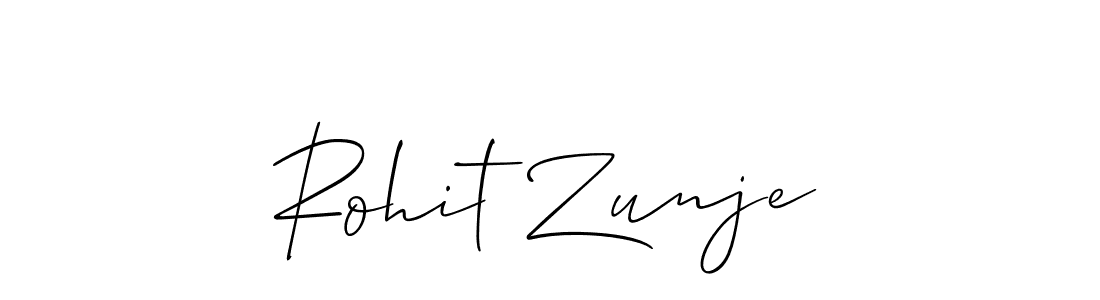 Make a beautiful signature design for name Rohit Zunje. Use this online signature maker to create a handwritten signature for free. Rohit Zunje signature style 2 images and pictures png