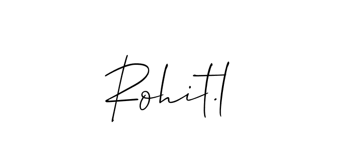 See photos of Rohit.l official signature by Spectra . Check more albums & portfolios. Read reviews & check more about Allison_Script font. Rohit.l signature style 2 images and pictures png