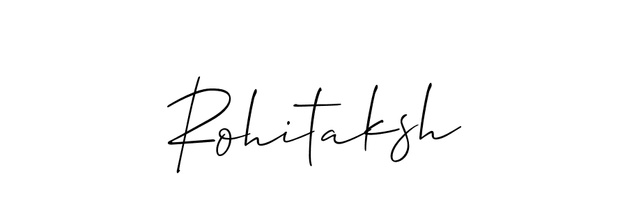 It looks lik you need a new signature style for name Rohitaksh. Design unique handwritten (Allison_Script) signature with our free signature maker in just a few clicks. Rohitaksh signature style 2 images and pictures png