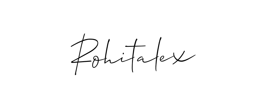 You can use this online signature creator to create a handwritten signature for the name Rohitalex. This is the best online autograph maker. Rohitalex signature style 2 images and pictures png