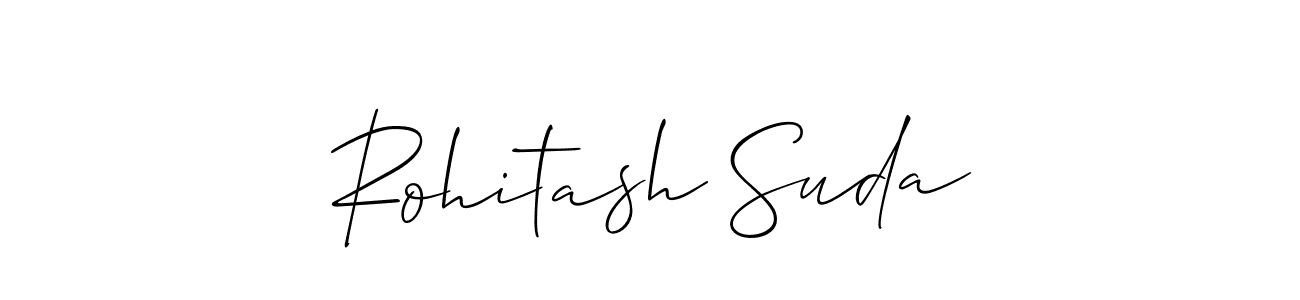 Rohitash Suda stylish signature style. Best Handwritten Sign (Allison_Script) for my name. Handwritten Signature Collection Ideas for my name Rohitash Suda. Rohitash Suda signature style 2 images and pictures png