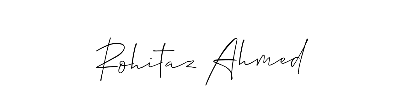 This is the best signature style for the Rohitaz Ahmed name. Also you like these signature font (Allison_Script). Mix name signature. Rohitaz Ahmed signature style 2 images and pictures png