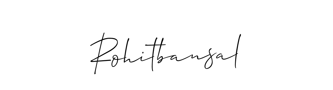 The best way (Allison_Script) to make a short signature is to pick only two or three words in your name. The name Rohitbansal include a total of six letters. For converting this name. Rohitbansal signature style 2 images and pictures png