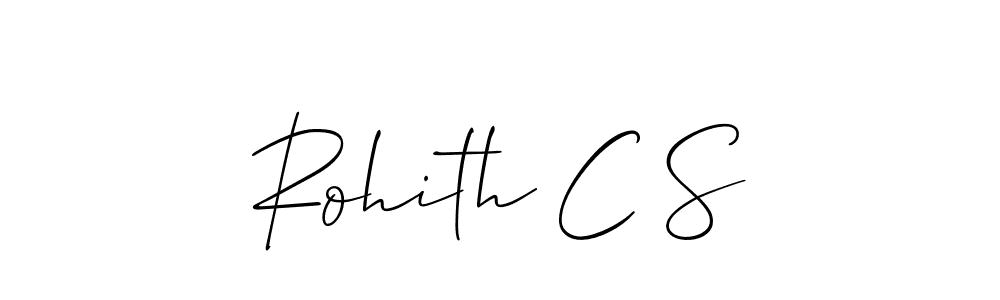 You can use this online signature creator to create a handwritten signature for the name Rohith C S. This is the best online autograph maker. Rohith C S signature style 2 images and pictures png