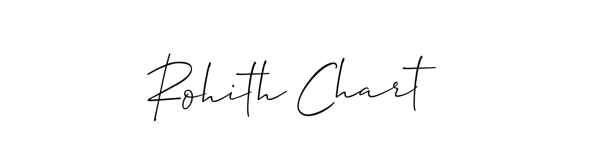 Also we have Rohith Chart name is the best signature style. Create professional handwritten signature collection using Allison_Script autograph style. Rohith Chart signature style 2 images and pictures png