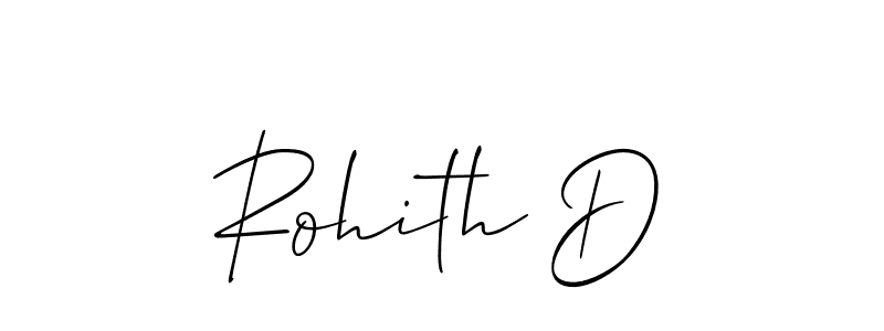 Also You can easily find your signature by using the search form. We will create Rohith D name handwritten signature images for you free of cost using Allison_Script sign style. Rohith D signature style 2 images and pictures png