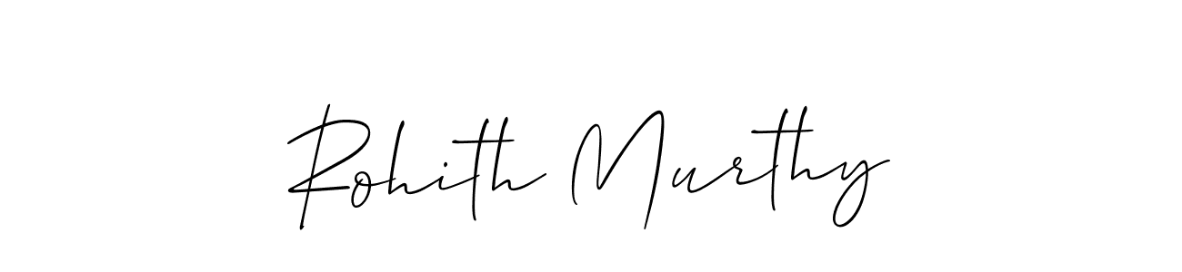 How to make Rohith Murthy signature? Allison_Script is a professional autograph style. Create handwritten signature for Rohith Murthy name. Rohith Murthy signature style 2 images and pictures png