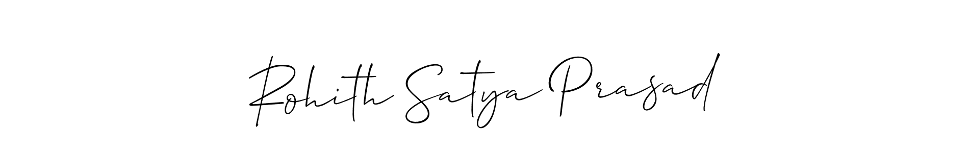 Make a beautiful signature design for name Rohith Satya Prasad. Use this online signature maker to create a handwritten signature for free. Rohith Satya Prasad signature style 2 images and pictures png
