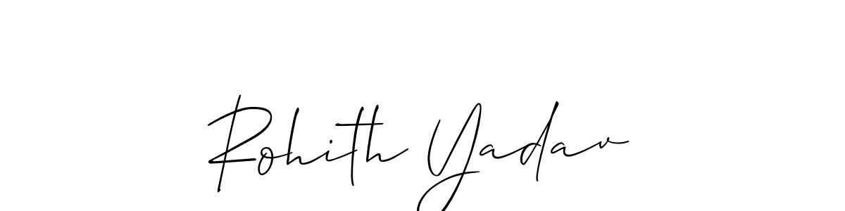 The best way (Allison_Script) to make a short signature is to pick only two or three words in your name. The name Rohith Yadav include a total of six letters. For converting this name. Rohith Yadav signature style 2 images and pictures png