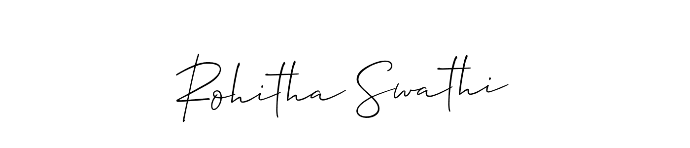 Once you've used our free online signature maker to create your best signature Allison_Script style, it's time to enjoy all of the benefits that Rohitha Swathi name signing documents. Rohitha Swathi signature style 2 images and pictures png