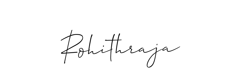 Also we have Rohithraja name is the best signature style. Create professional handwritten signature collection using Allison_Script autograph style. Rohithraja signature style 2 images and pictures png