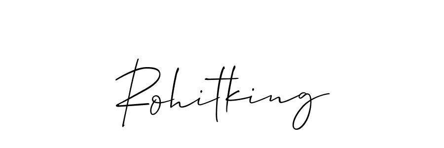 You should practise on your own different ways (Allison_Script) to write your name (Rohitking) in signature. don't let someone else do it for you. Rohitking signature style 2 images and pictures png