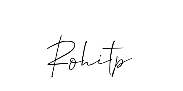 Make a beautiful signature design for name Rohitp. With this signature (Allison_Script) style, you can create a handwritten signature for free. Rohitp signature style 2 images and pictures png