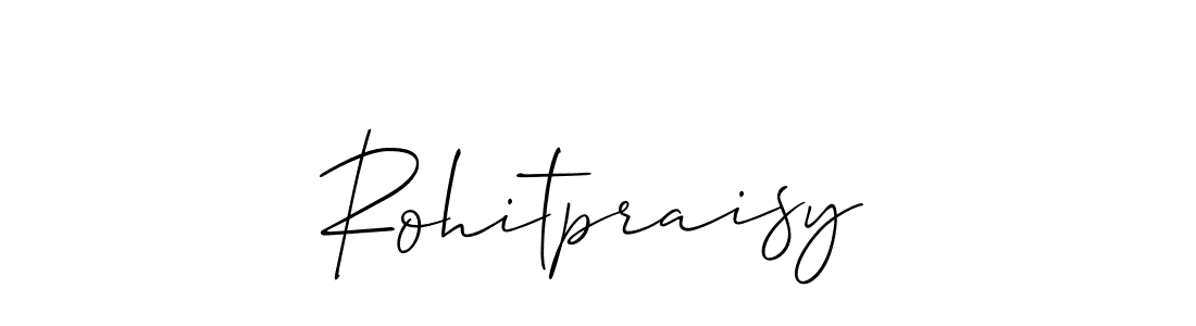 How to make Rohitpraisy signature? Allison_Script is a professional autograph style. Create handwritten signature for Rohitpraisy name. Rohitpraisy signature style 2 images and pictures png