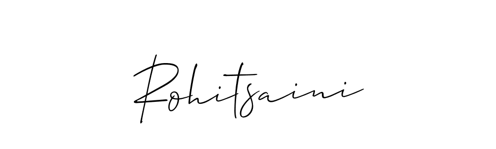 How to Draw Rohitsaini signature style? Allison_Script is a latest design signature styles for name Rohitsaini. Rohitsaini signature style 2 images and pictures png
