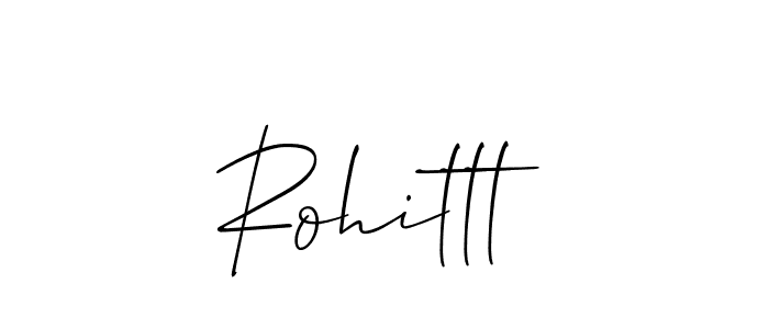 Make a beautiful signature design for name Rohittt. With this signature (Allison_Script) style, you can create a handwritten signature for free. Rohittt signature style 2 images and pictures png