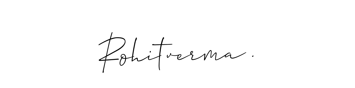 How to Draw Rohitverma . signature style? Allison_Script is a latest design signature styles for name Rohitverma .. Rohitverma . signature style 2 images and pictures png