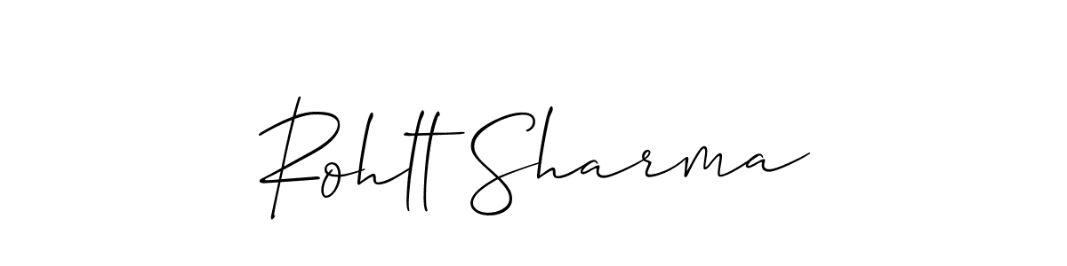 Allison_Script is a professional signature style that is perfect for those who want to add a touch of class to their signature. It is also a great choice for those who want to make their signature more unique. Get Rohlt Sharma name to fancy signature for free. Rohlt Sharma signature style 2 images and pictures png