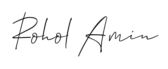 The Allison_Script signature style provides a bold statement for name Rohol Amin. Designed for business owners, executives, and leaders. Rohol Amin signature style 2 images and pictures png