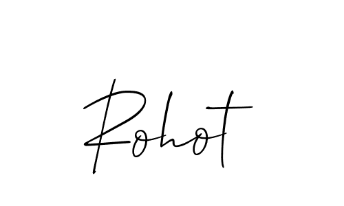 How to Draw Rohot signature style? Allison_Script is a latest design signature styles for name Rohot. Rohot signature style 2 images and pictures png