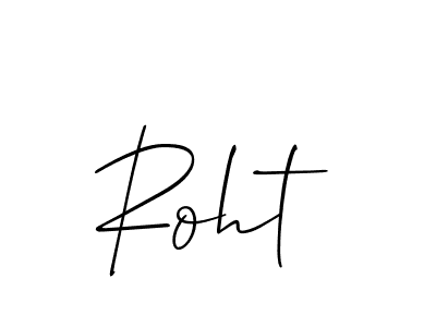 How to make Roht signature? Allison_Script is a professional autograph style. Create handwritten signature for Roht name. Roht signature style 2 images and pictures png