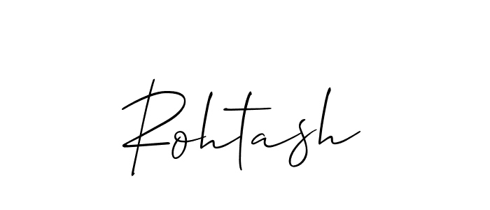 Design your own signature with our free online signature maker. With this signature software, you can create a handwritten (Allison_Script) signature for name Rohtash. Rohtash signature style 2 images and pictures png