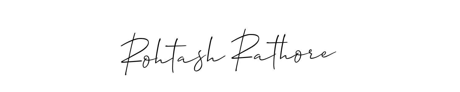 How to make Rohtash Rathore signature? Allison_Script is a professional autograph style. Create handwritten signature for Rohtash Rathore name. Rohtash Rathore signature style 2 images and pictures png