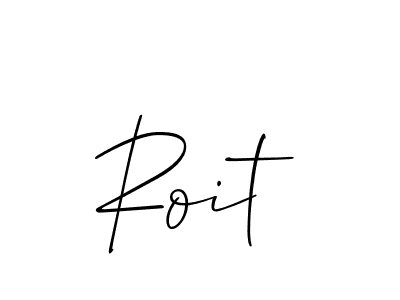 How to make Roit signature? Allison_Script is a professional autograph style. Create handwritten signature for Roit name. Roit signature style 2 images and pictures png