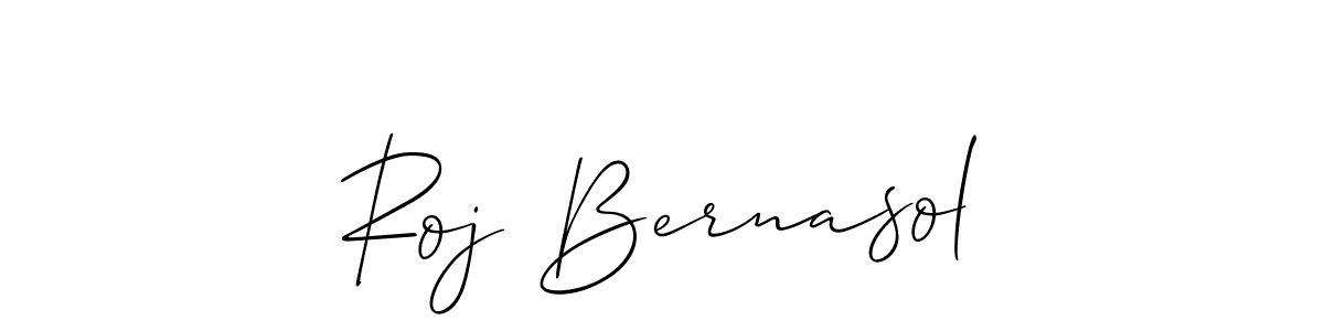 How to Draw Roj Bernasol signature style? Allison_Script is a latest design signature styles for name Roj Bernasol. Roj Bernasol signature style 2 images and pictures png