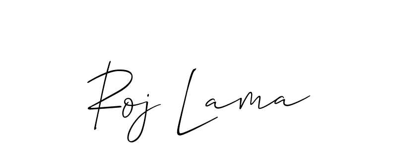 You can use this online signature creator to create a handwritten signature for the name Roj Lama. This is the best online autograph maker. Roj Lama signature style 2 images and pictures png