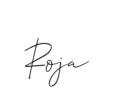 Make a beautiful signature design for name Roja. Use this online signature maker to create a handwritten signature for free. Roja signature style 2 images and pictures png