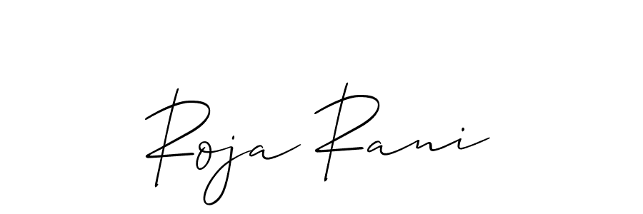 Make a beautiful signature design for name Roja Rani. Use this online signature maker to create a handwritten signature for free. Roja Rani signature style 2 images and pictures png