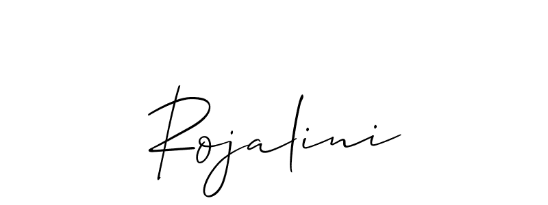 It looks lik you need a new signature style for name Rojalini. Design unique handwritten (Allison_Script) signature with our free signature maker in just a few clicks. Rojalini signature style 2 images and pictures png