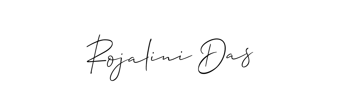 Design your own signature with our free online signature maker. With this signature software, you can create a handwritten (Allison_Script) signature for name Rojalini Das. Rojalini Das signature style 2 images and pictures png