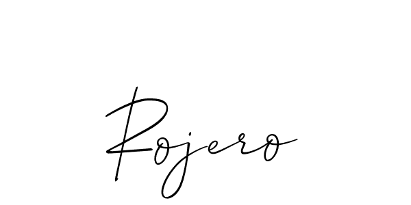 Make a beautiful signature design for name Rojero. Use this online signature maker to create a handwritten signature for free. Rojero signature style 2 images and pictures png
