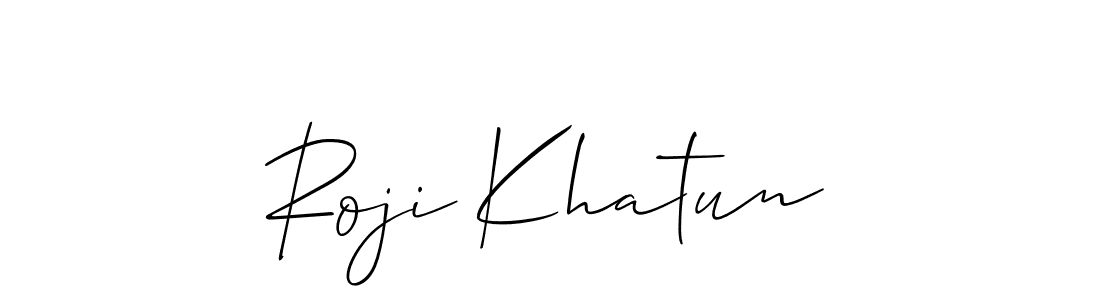 Make a beautiful signature design for name Roji Khatun. Use this online signature maker to create a handwritten signature for free. Roji Khatun signature style 2 images and pictures png