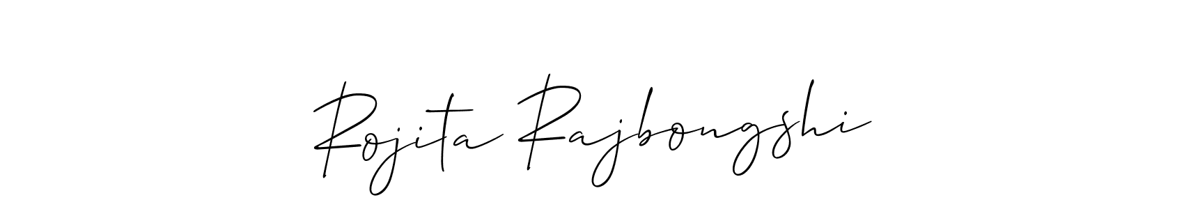 Make a beautiful signature design for name Rojita Rajbongshi. With this signature (Allison_Script) style, you can create a handwritten signature for free. Rojita Rajbongshi signature style 2 images and pictures png