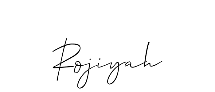 Once you've used our free online signature maker to create your best signature Allison_Script style, it's time to enjoy all of the benefits that Rojiyah name signing documents. Rojiyah signature style 2 images and pictures png