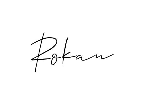 This is the best signature style for the Rokan name. Also you like these signature font (Allison_Script). Mix name signature. Rokan signature style 2 images and pictures png