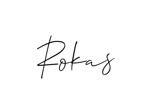 You should practise on your own different ways (Allison_Script) to write your name (Rokas) in signature. don't let someone else do it for you. Rokas signature style 2 images and pictures png