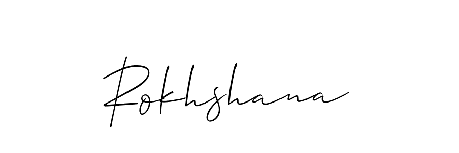 Check out images of Autograph of Rokhshana name. Actor Rokhshana Signature Style. Allison_Script is a professional sign style online. Rokhshana signature style 2 images and pictures png