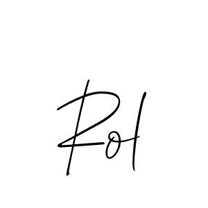You should practise on your own different ways (Allison_Script) to write your name (Rol) in signature. don't let someone else do it for you. Rol signature style 2 images and pictures png