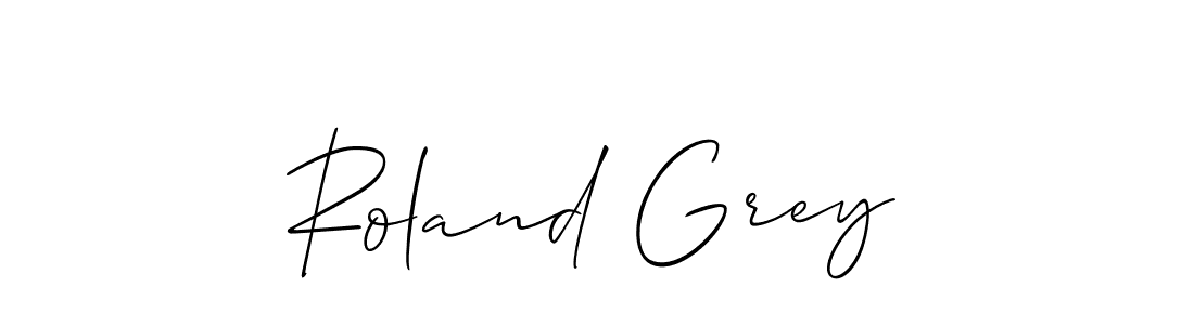 Also we have Roland Grey name is the best signature style. Create professional handwritten signature collection using Allison_Script autograph style. Roland Grey signature style 2 images and pictures png