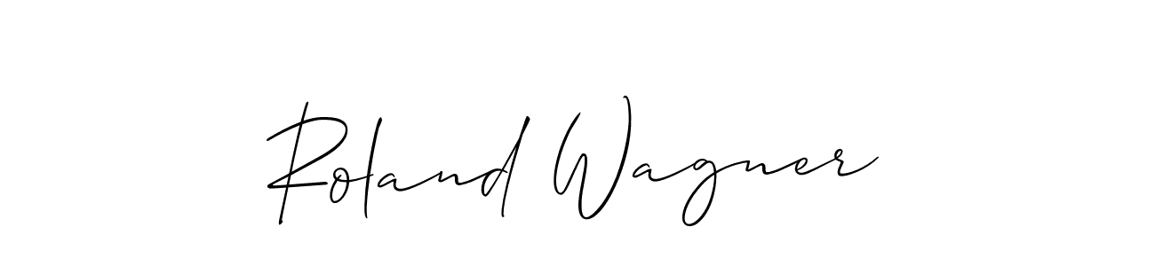 Make a beautiful signature design for name Roland Wagner. Use this online signature maker to create a handwritten signature for free. Roland Wagner signature style 2 images and pictures png