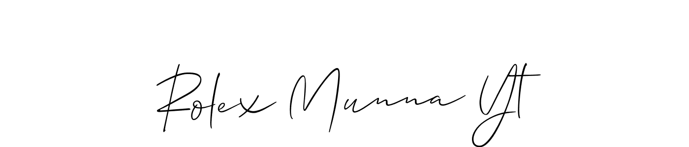 Check out images of Autograph of Rolex Munna Yt name. Actor Rolex Munna Yt Signature Style. Allison_Script is a professional sign style online. Rolex Munna Yt signature style 2 images and pictures png