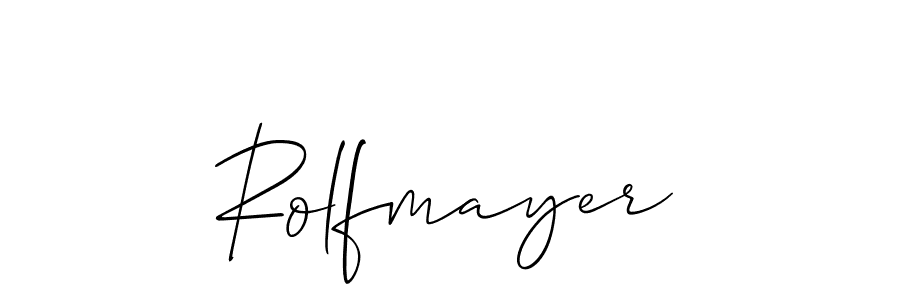The best way (Allison_Script) to make a short signature is to pick only two or three words in your name. The name Rolfmayer include a total of six letters. For converting this name. Rolfmayer signature style 2 images and pictures png