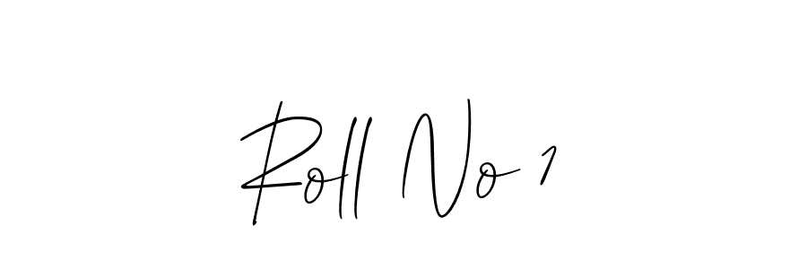 Check out images of Autograph of Roll No 1 name. Actor Roll No 1 Signature Style. Allison_Script is a professional sign style online. Roll No 1 signature style 2 images and pictures png