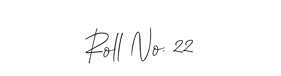 Also You can easily find your signature by using the search form. We will create Roll No. 22 name handwritten signature images for you free of cost using Allison_Script sign style. Roll No. 22 signature style 2 images and pictures png