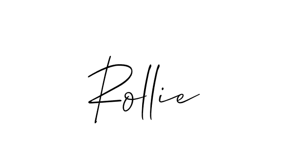 Make a beautiful signature design for name Rollie. Use this online signature maker to create a handwritten signature for free. Rollie signature style 2 images and pictures png