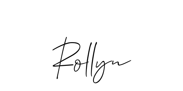 This is the best signature style for the Rollyn name. Also you like these signature font (Allison_Script). Mix name signature. Rollyn signature style 2 images and pictures png